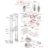 Скрытая система инсталляции ALCAPLAST AM116/1300H для сухой установки (в пространство) для лиц с ограниченной подвижностью